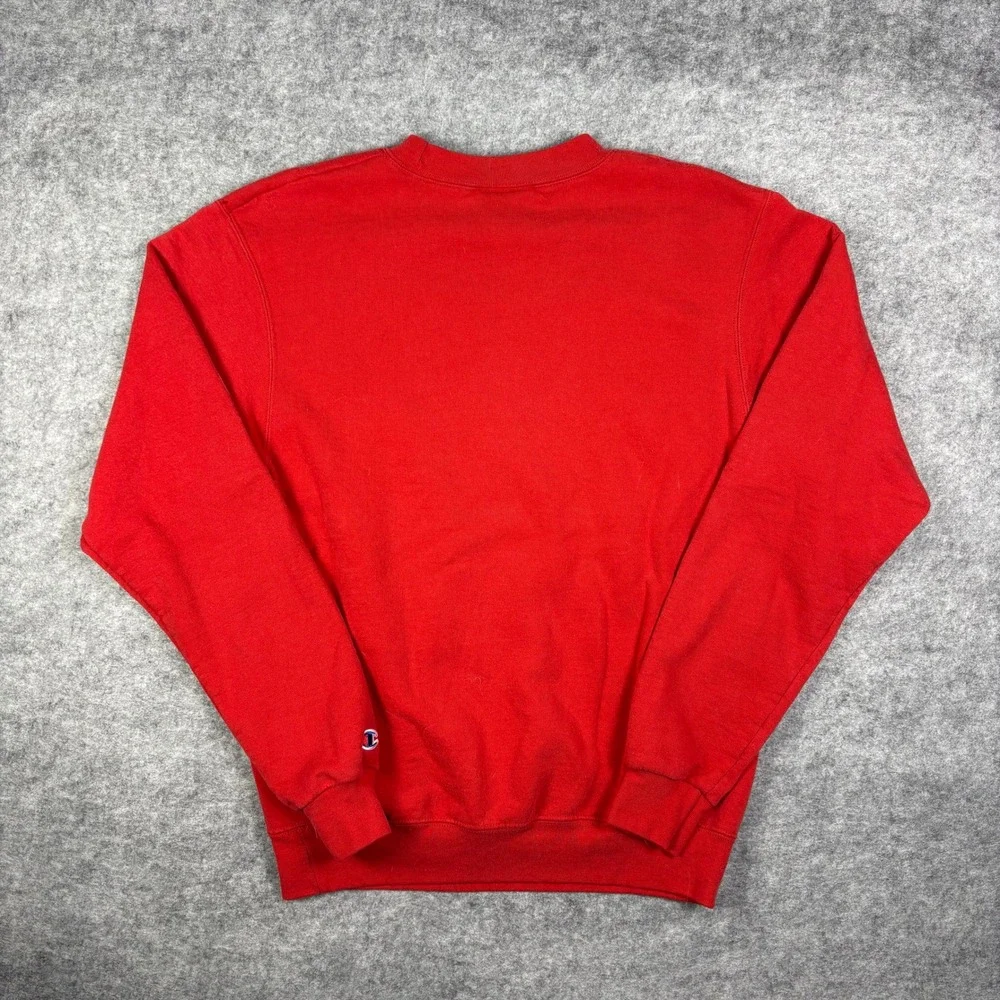 Champion‎ University of Nebraska Sweatshirt Red Mens Small Nebraska Huskers Crew